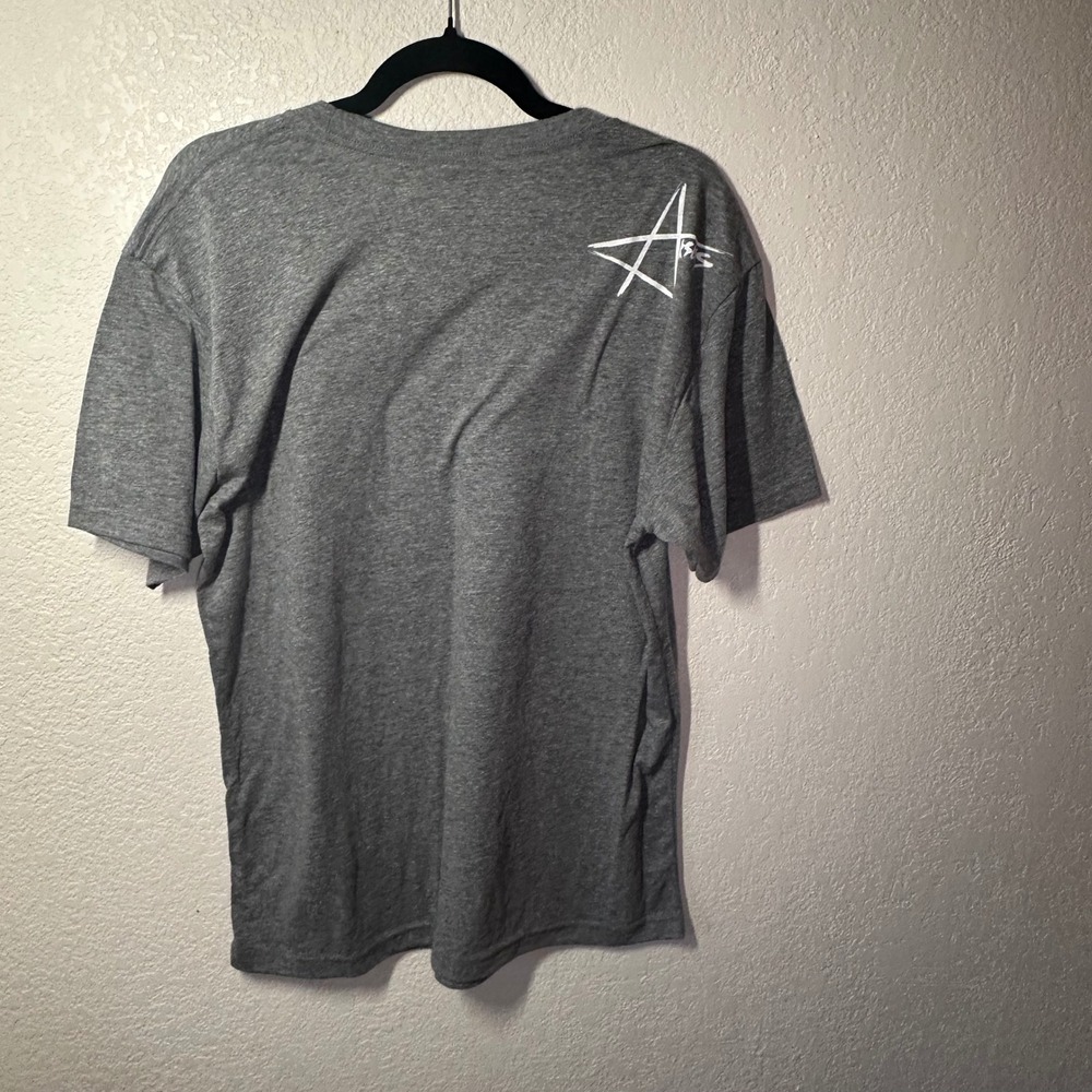 Next Level Womens Colorado Mountain Sun Graphic T Shirt Tee Gray Large - Picture 4 of 4